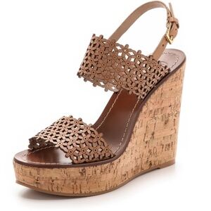 Tory Burch perforated Daisy Wedges